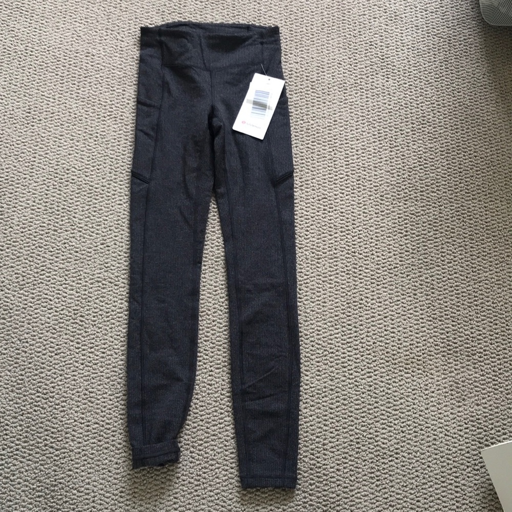 Legging: Gray/Heathered Black Size 2